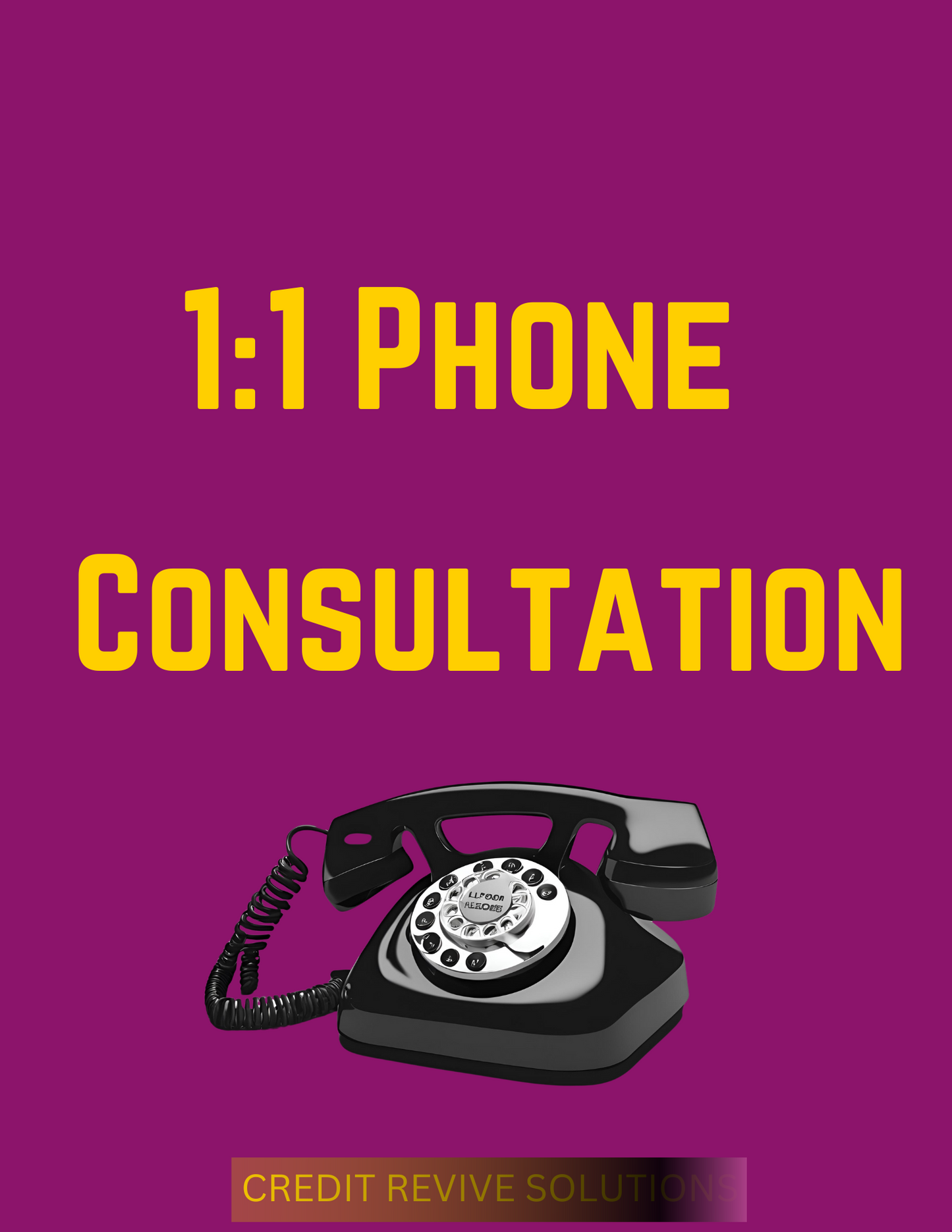 Phone Consultation 1:1